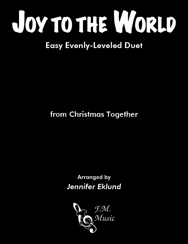Joy to the World (Easy Piano Duet) By F M Sheet Music Pop