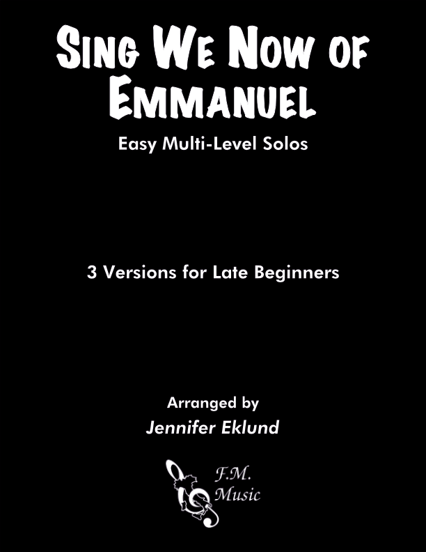 Sing We Now of Emmanuel (Easy Multi-Level Solos)
