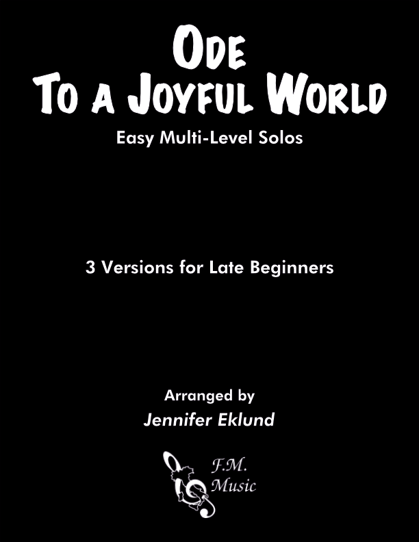 Ode to a Joyful World (Easy Multi-Level Solos)