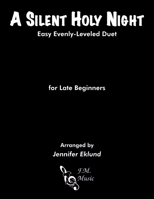 A Silent Holy Night (Easy Evenly-Leveled Duet)