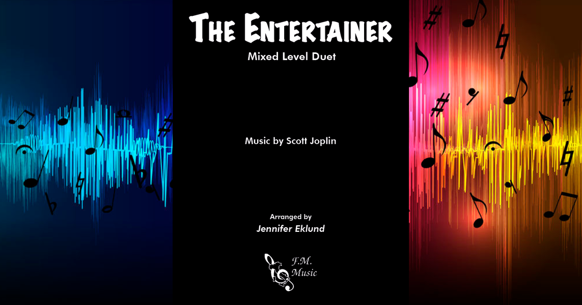 The Entertainer - Scott Joplin Sheet music for Piano (Piano Duo)
