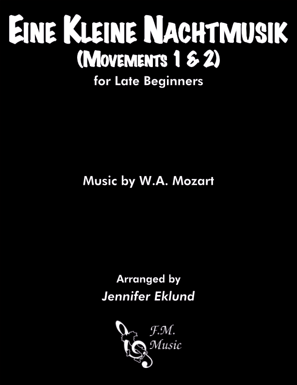 Eine kleine Nachtmusik (Movements 1 & 2) (for Late Beginners)