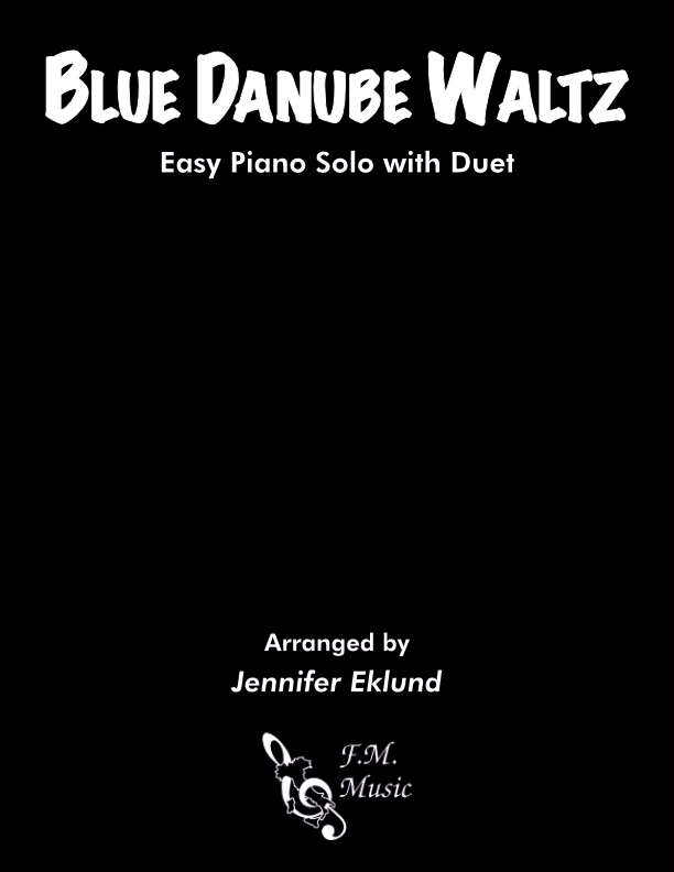 Blue Danube Waltz (Easy Piano Solo with Duet)