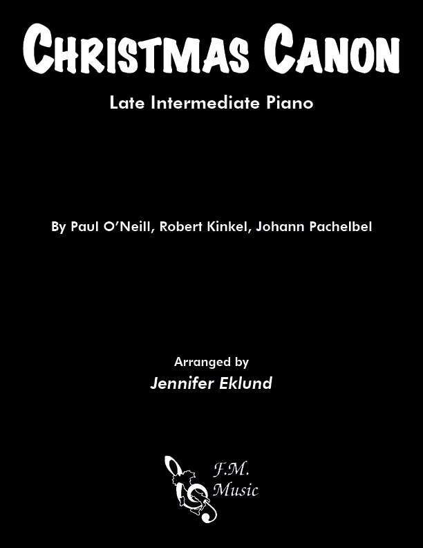 Christmas Canon (Late Intermediate Piano)