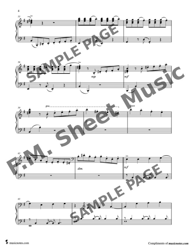 Wizards in Winter (Beginner Solo with Duet) By Trans-Siberian Orchestra -  F.M. Sheet Music - Pop Arrangements by Jennifer Eklund