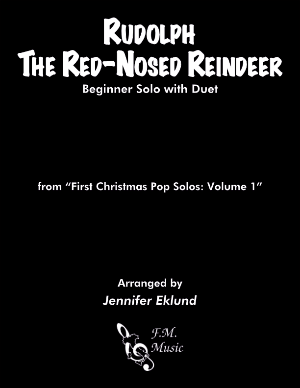 Rudolph the Red-Nosed Reindeer (Beginner Solo with Duet)
