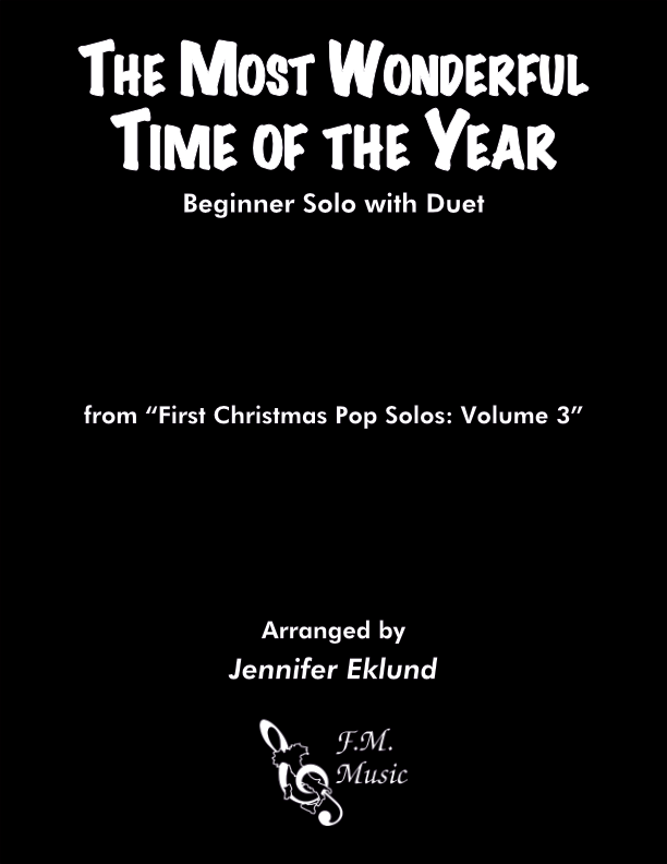 The Most Wonderful Time of the Year (Beginner Solo with Duet)