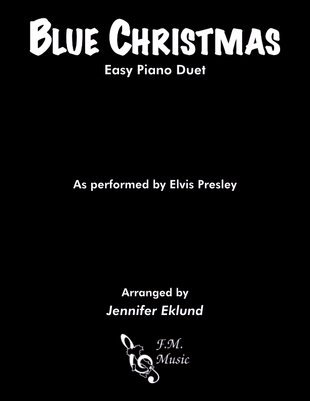 Blue Christmas (Easy Piano Duet)