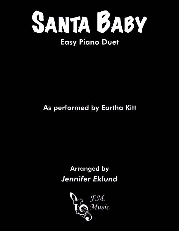 Santa Baby (Easy Piano Duet)