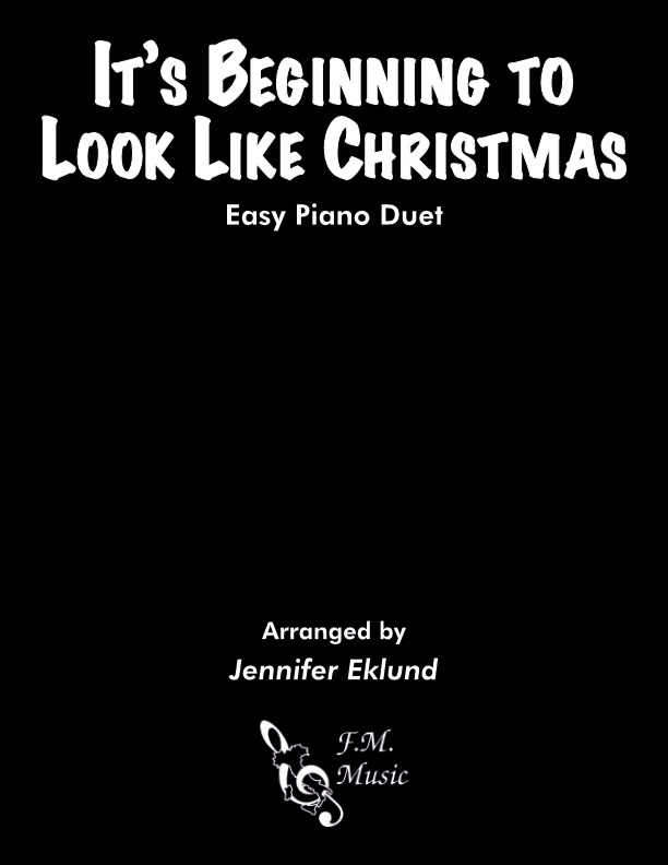 It's Beginning To Look Like Christmas (Easy Piano Duet)