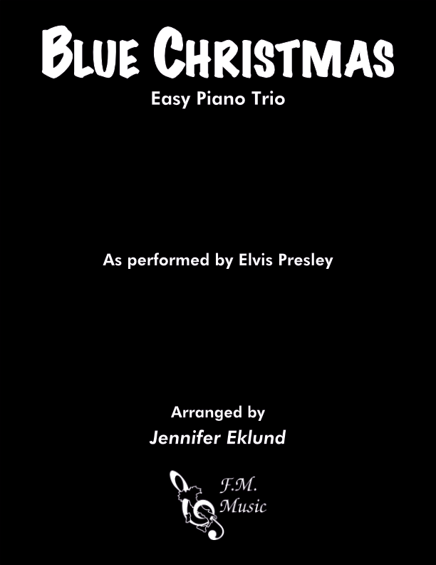 Blue Christmas (Easy Piano Trio)