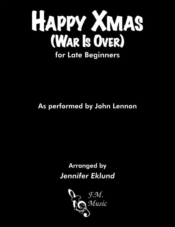Happy Xmas (War Is Over) (Late Beginner Piano)