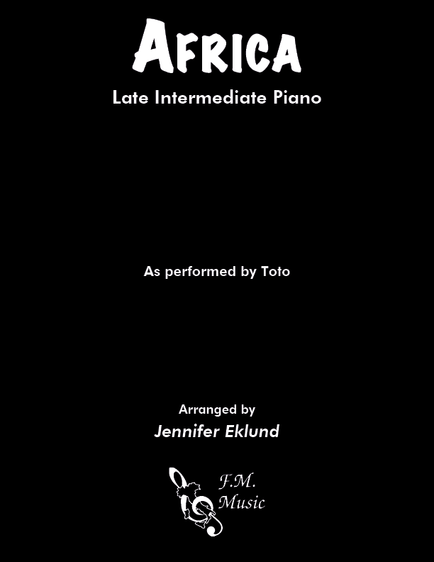 Africa (Intermediate Piano) By Toto, Weezer - F.M. Sheet Music - Pop ...