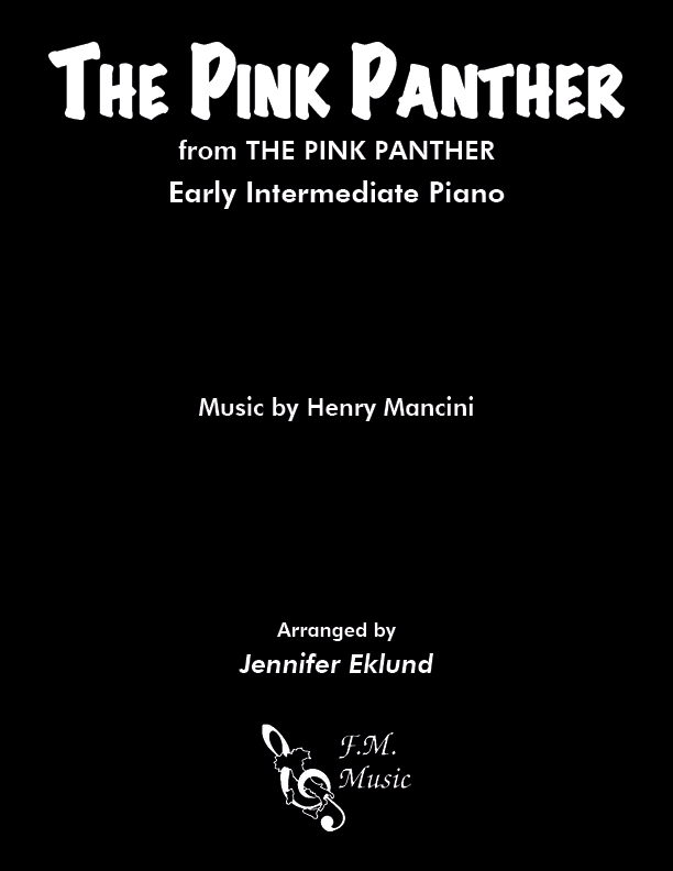 The Pink Panther Theme (Easy Piano) By Henry Mancini F M Sheet Music