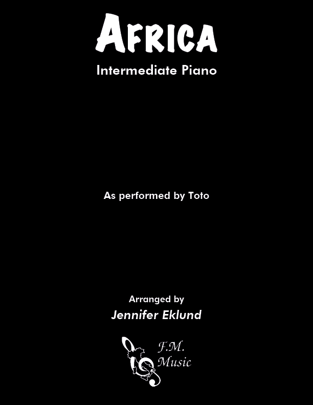 Africa (Intermediate Piano) By Toto, Weezer - F.M. Sheet Music - Pop ...