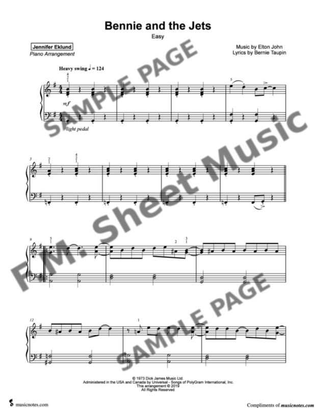 Jet Pou Sheet music for Piano (Solo) Easy