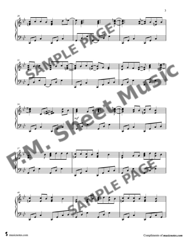 Doin' Time (Lana Del Rey Version) (Intermediate Piano) By Lana Del Rey ...