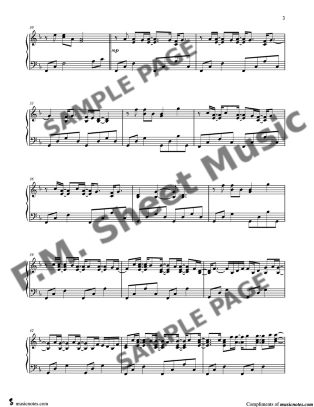 Angel (Intermediate Piano) By Finneas - F.M. Sheet Music - Pop ...