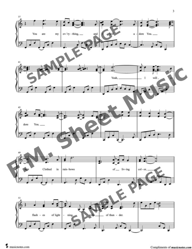 Revelation Song Sheet Music PDF (Gateway Worship / Kari Jobe