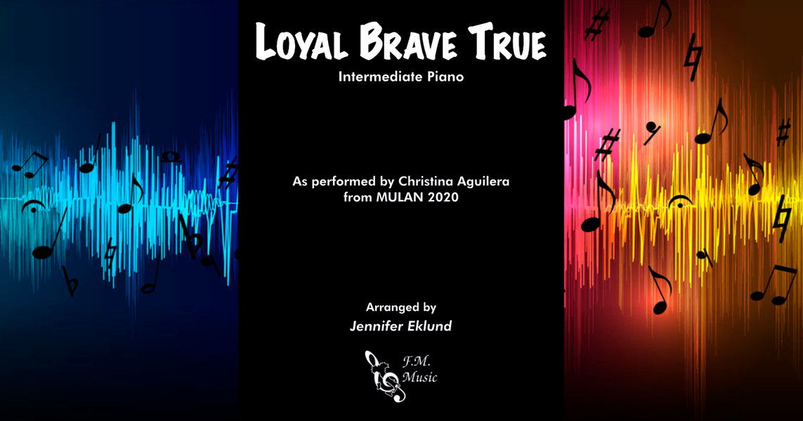 loyal brave true sheet music free