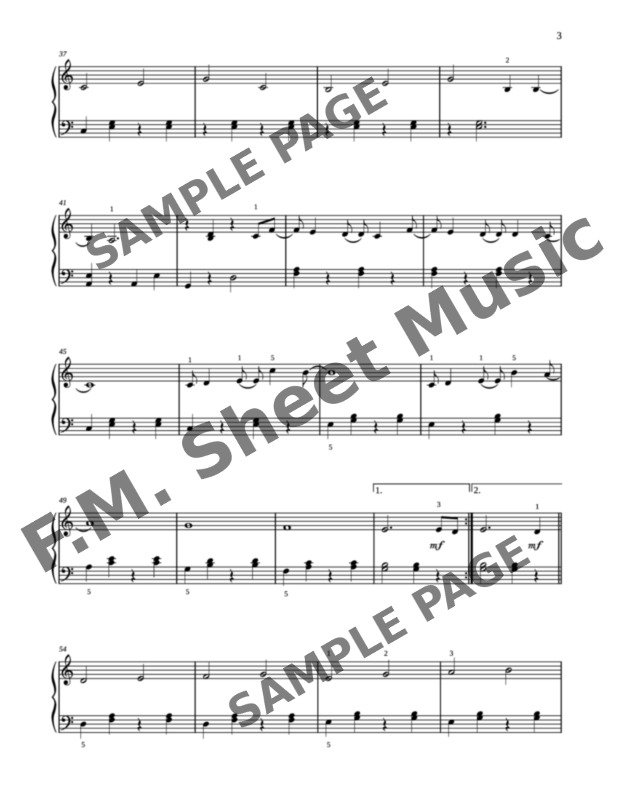 Count On Me Easy Piano By Bruno Mars F M Sheet Music Pop Arrangements By Jennifer Eklund