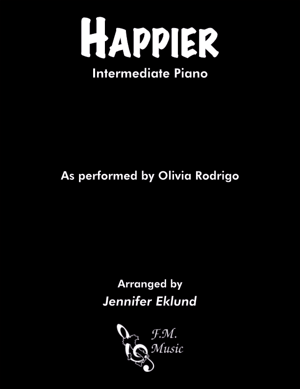 Happier Music Sheet Olivia Rodrigo