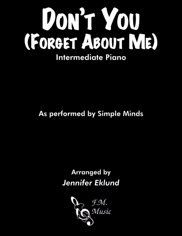 Don't You Forget About Me (Intermediate Piano)