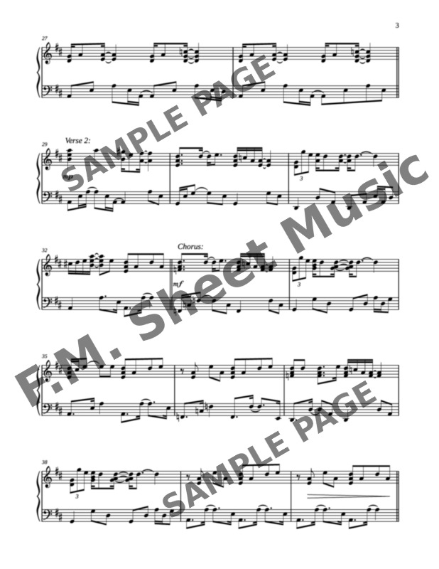 Teardrop (Intermediate Piano) By Massive Attack - F.M. Sheet Music ...