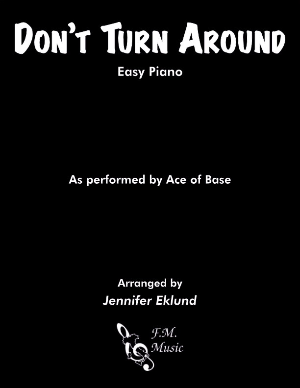 Don't Turn Around (Easy Piano)