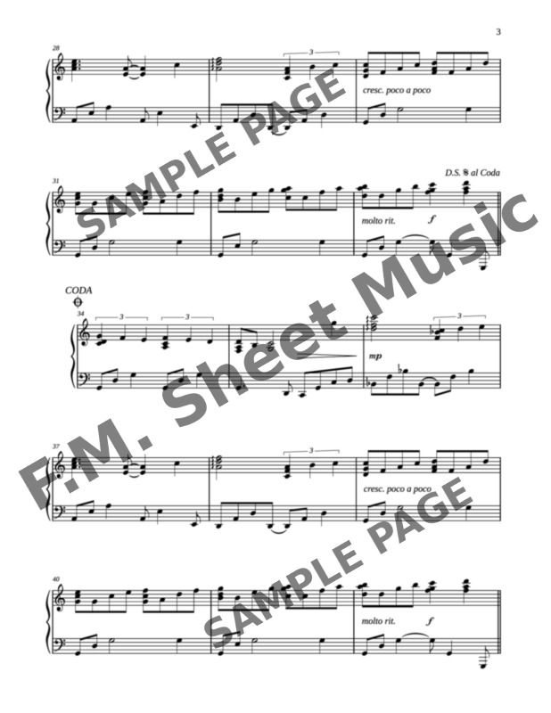 Top Gun Anthem (Intermediate Piano) By Harold Faltermeyer - F.M. Sheet  Music - Pop Arrangements by Jennifer Eklund