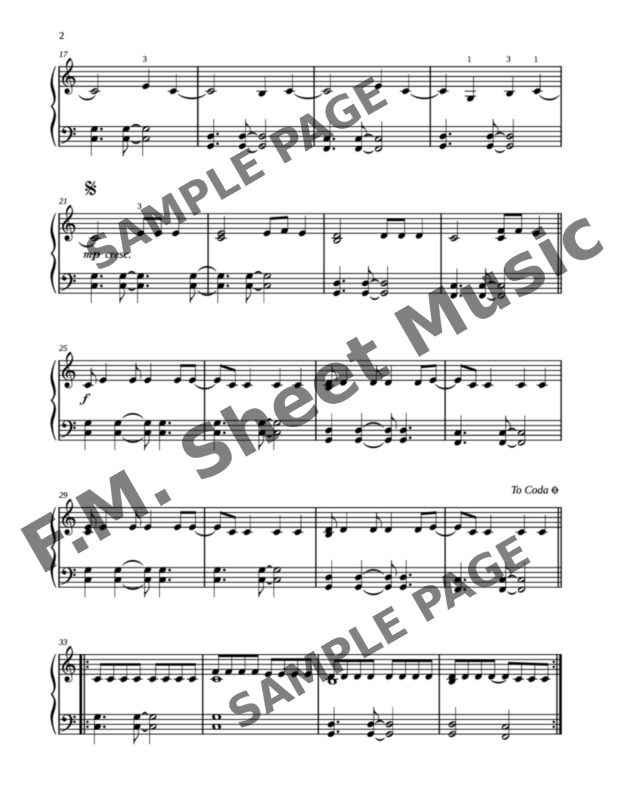 All the Small Things (Easy Piano) By Blink 182 - F.M. Sheet Music - Pop ...