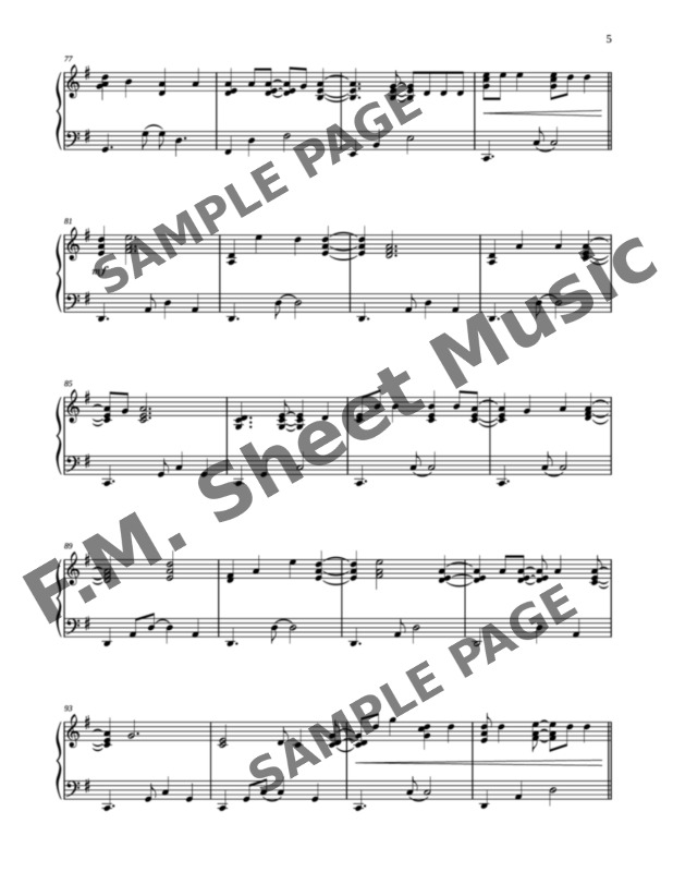 Push (Intermediate Piano) By Matchbox 20 - F.M. Sheet Music - Pop ...