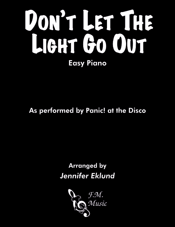 Don't Let the Light Go Out (Easy Piano)