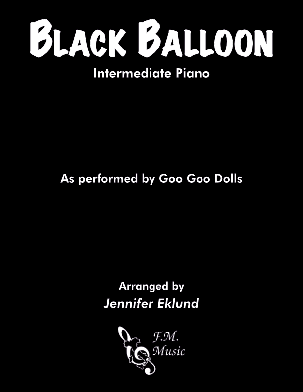 Black Balloon (Intermediate Piano)