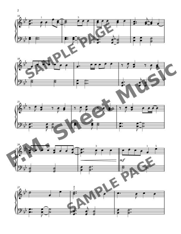 Sweater Weather (Easy Piano) By The Neighbourhood - F.M. Sheet Music ...