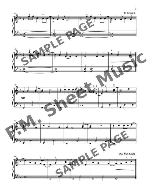 When It's Over (Easy Piano) By Sugar Ray - F.M. Sheet Music - Pop ...