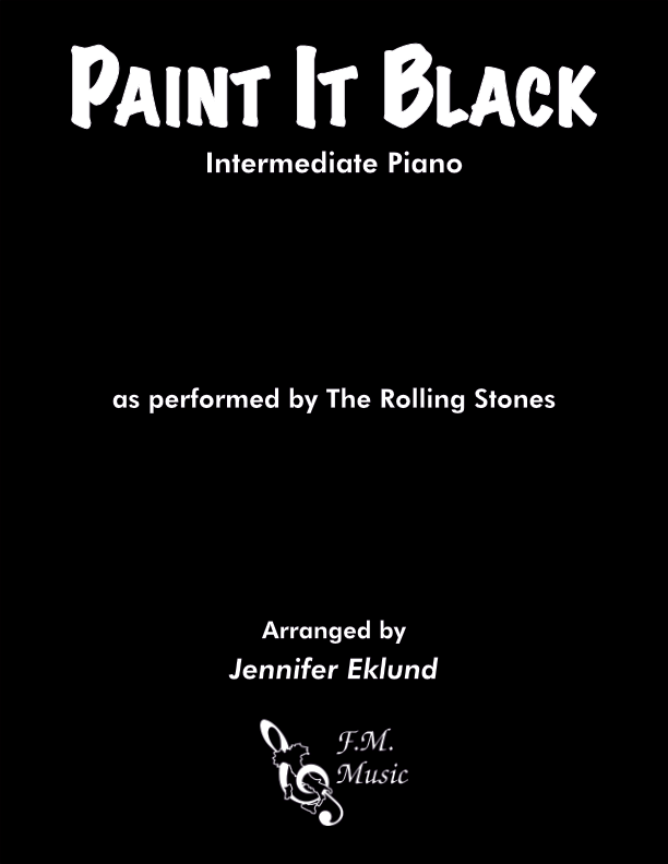 Paint It Black (Intermediate Piano)