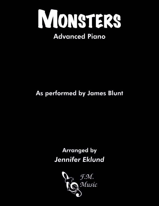 Monsters (Advanced Piano) By James Blunt - F.M. Sheet Music - Pop ...