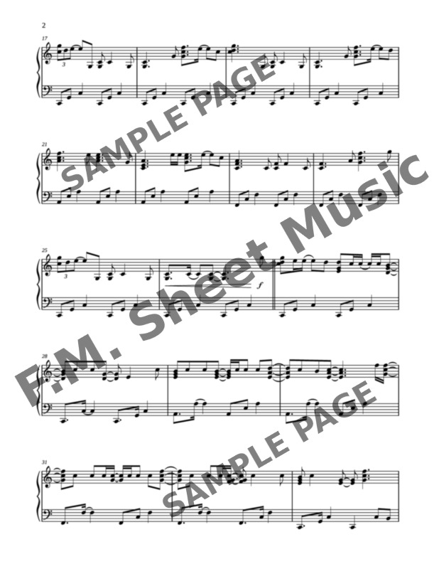 The Promise (Intermediate Piano) By When in Rome - F.M. Sheet Music ...