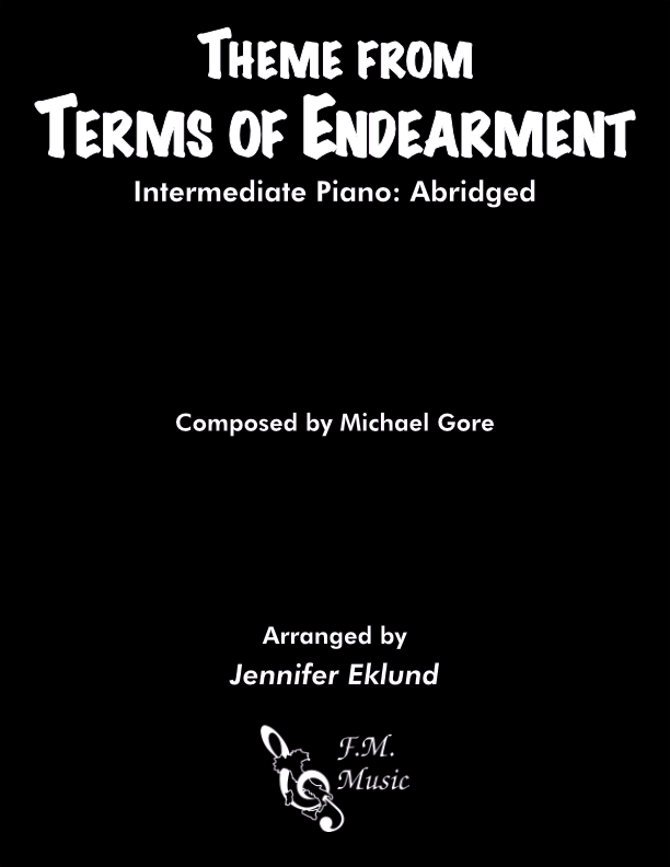 Theme from "Terms of Endearment" (Intermediate Piano: Abridged)