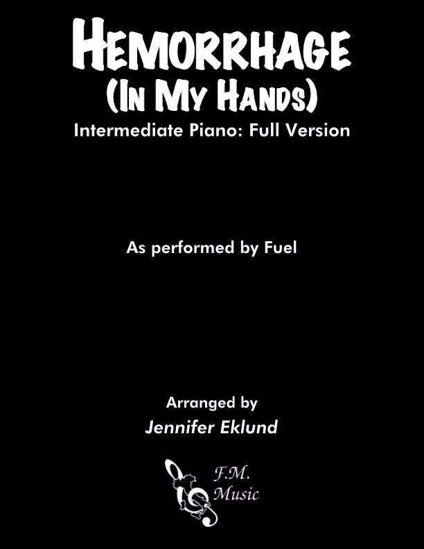 Hemorrhage (In My Hands) (Intermediate Piano: Full Version)