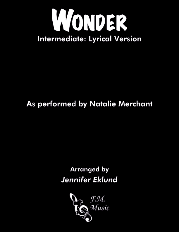 Wonder (Intermediate: Lyrical Version)