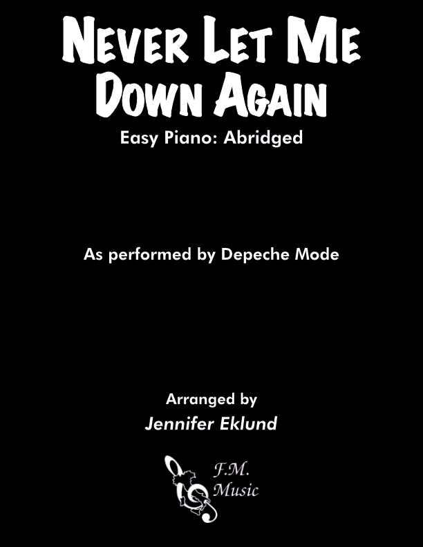 Never Let Me Down Again (Easy Piano)