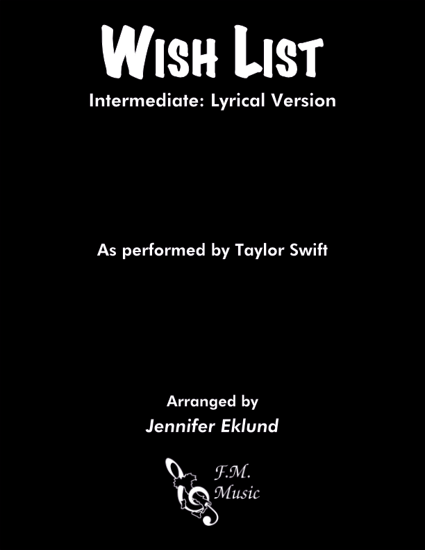 Wish List (Intermediate Piano: Lyrical Version)