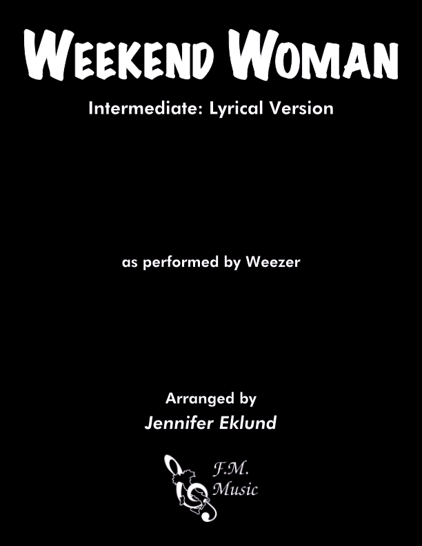 Weekend Woman (Intermediate Piano: Lyrical Version)